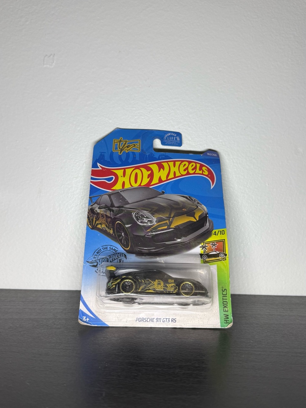 2020 Hot Wheels Porsche 911 GT3 RS #162 Tanner Fox Black HW Exotics